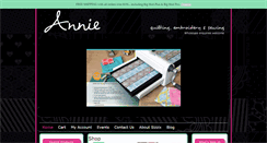 Desktop Screenshot of anniesdesigns.com.au